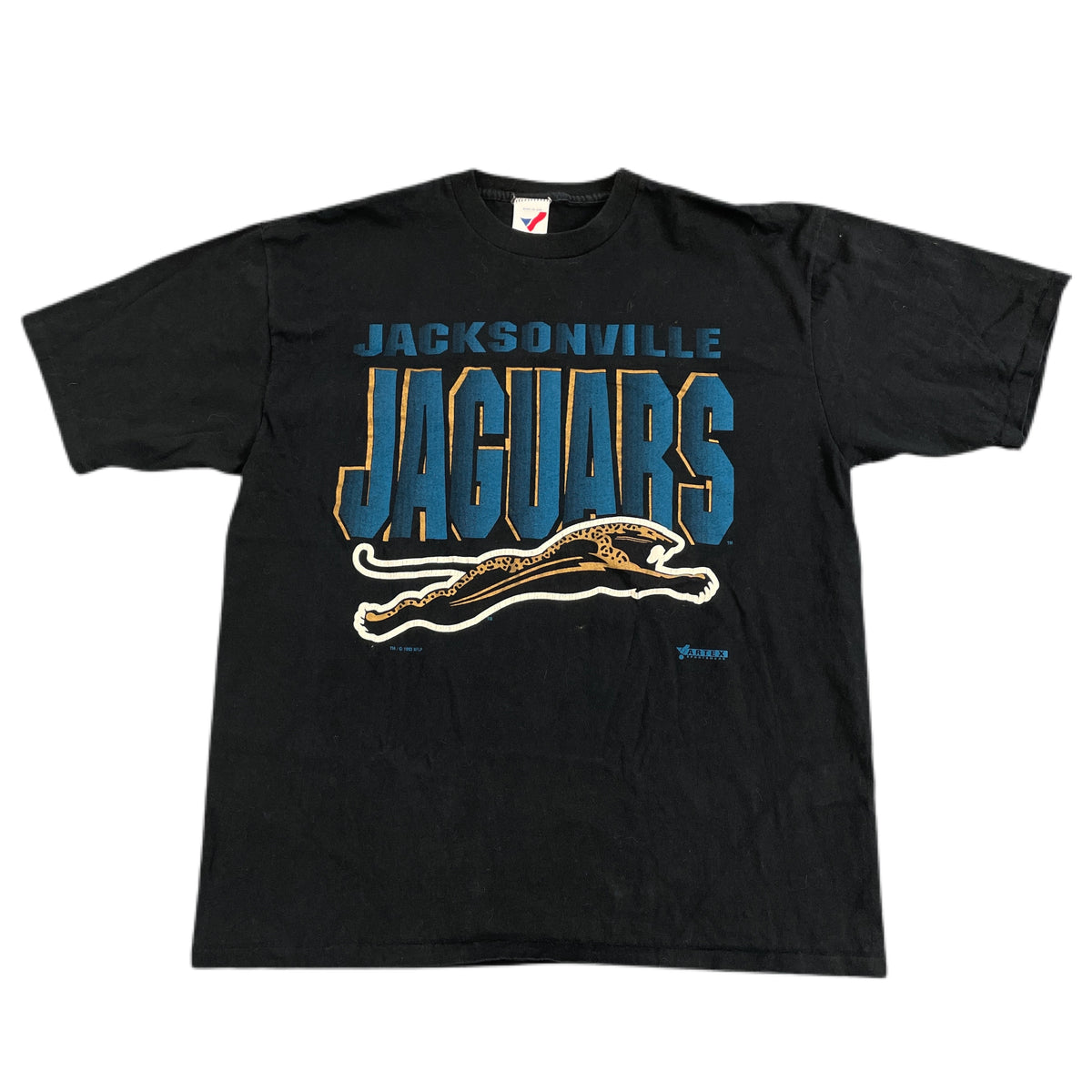 Vintage 1993 Jaguars Banned Logo XL