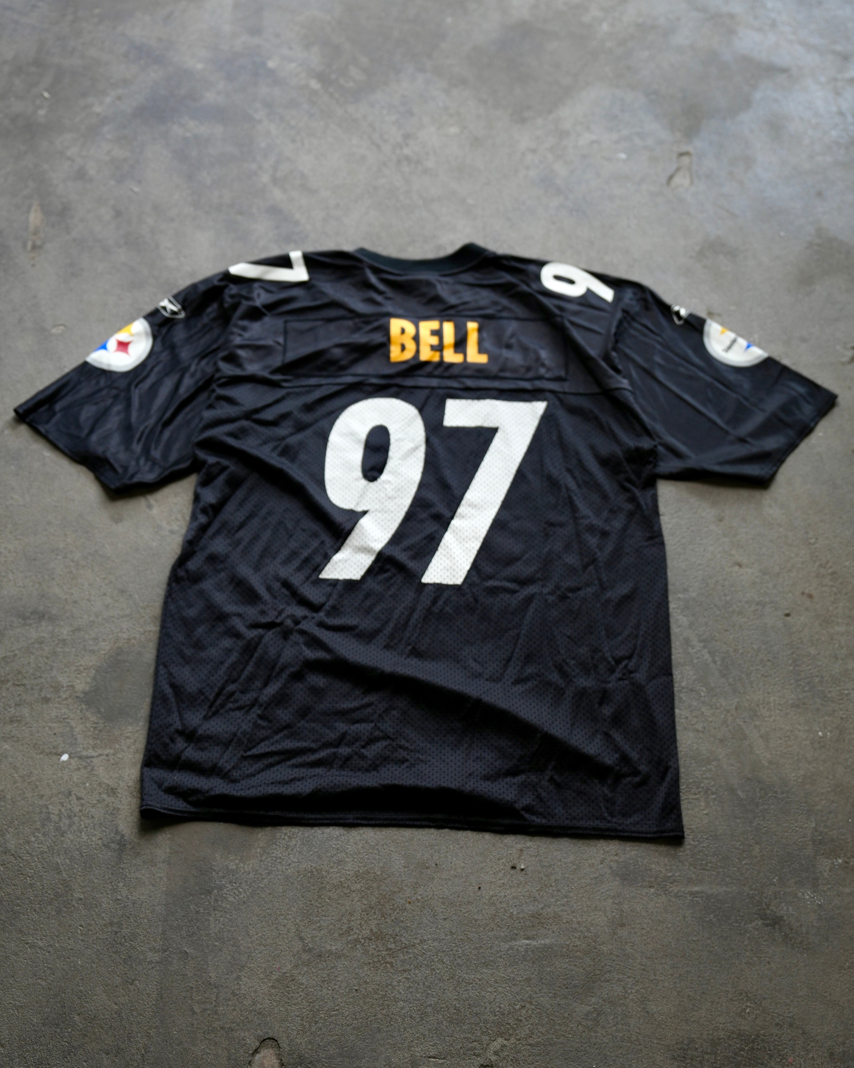 Vintage Y2K Pittsburgh Steelers Kendrell Bell 97 Jersey Large KOLLECT