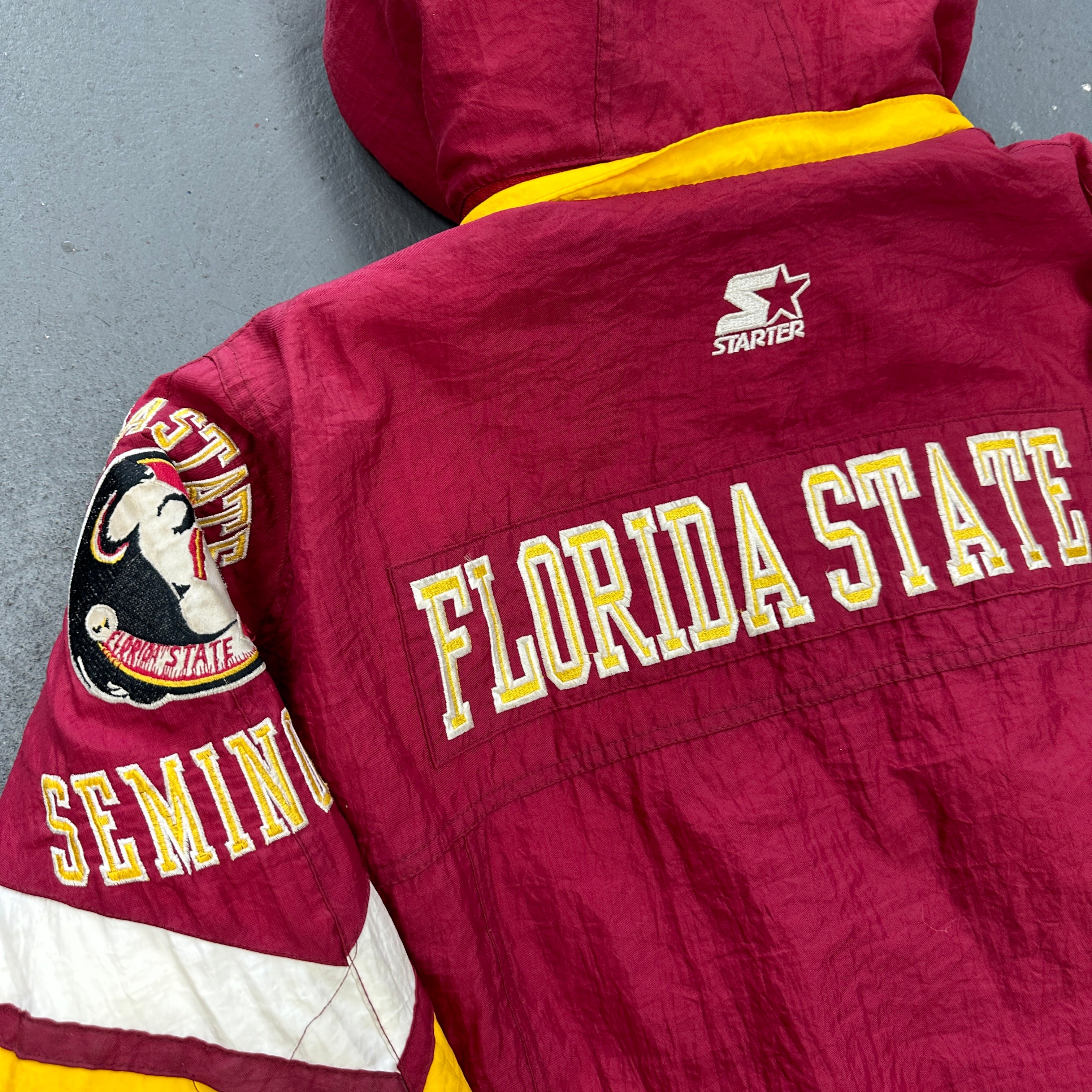 Florida State Seminoles: 1990's 1/4 Zip Starter Breakaway Jacket (M) –  National Vintage League Ltd.