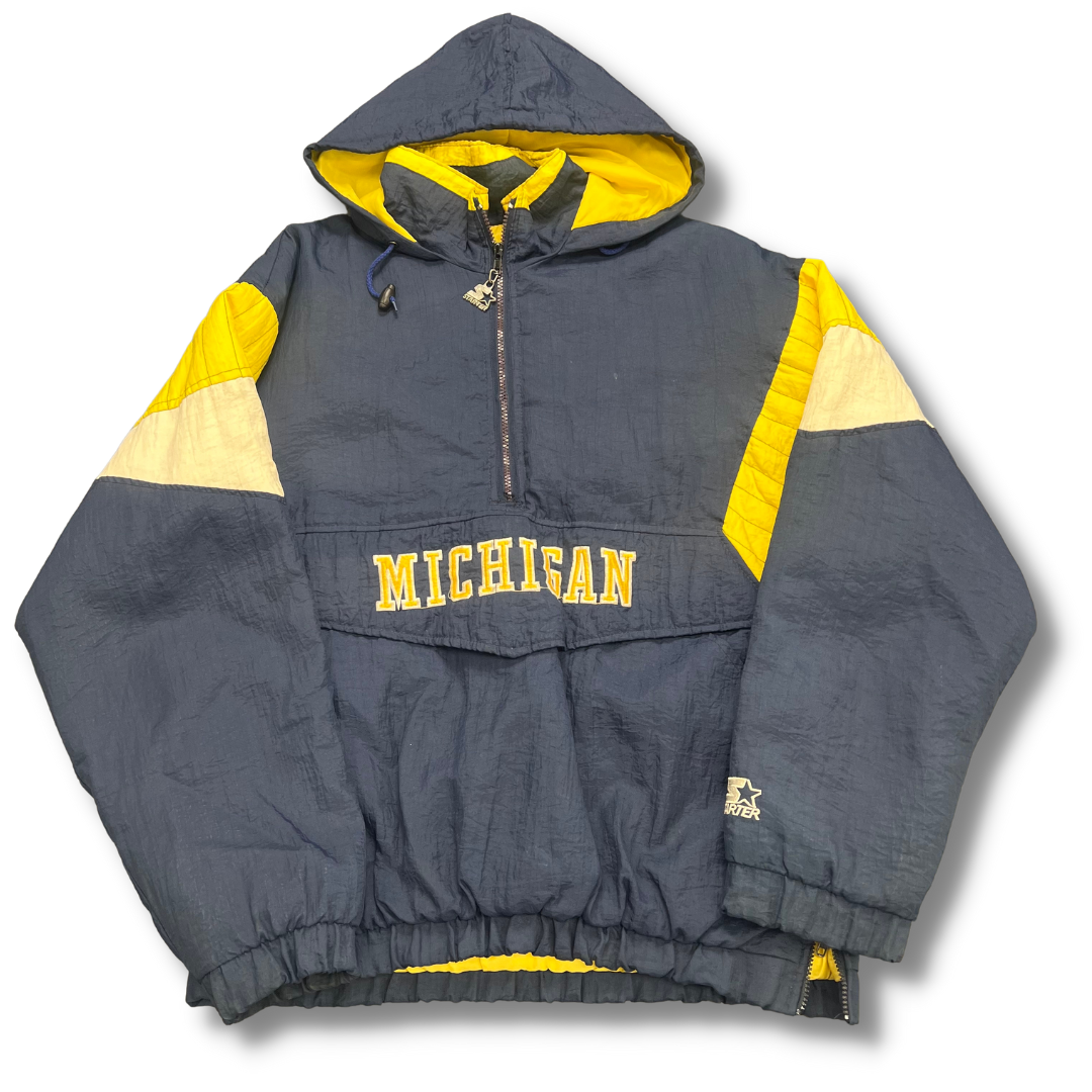 Michigan wolverines starter on sale jacket