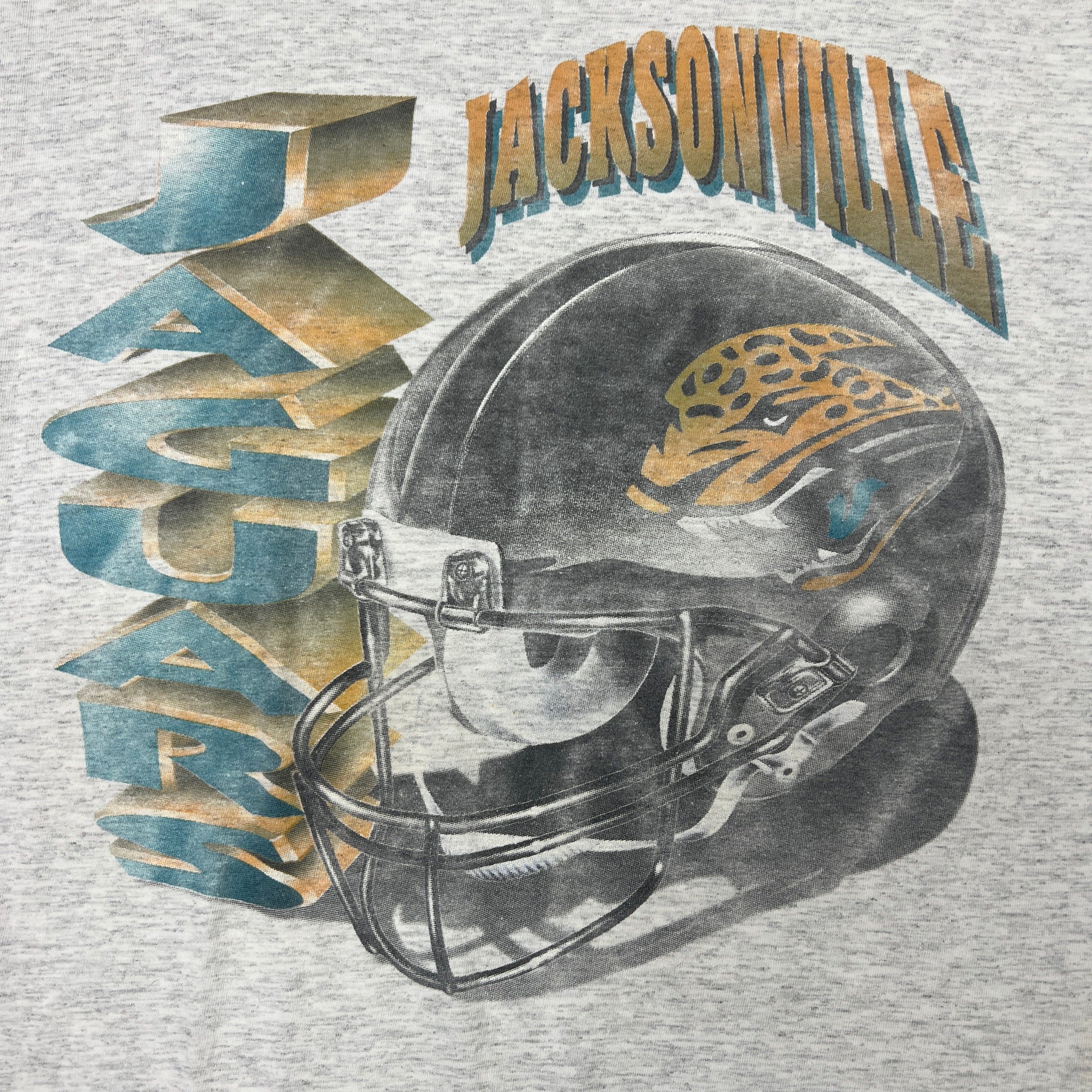 Jacksonville Jaguars NFL Team Helmet Logo 90s Fashion T-Shirt - REVER LAVIE